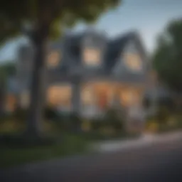 A serene suburban street showcasing unique off-market homes.