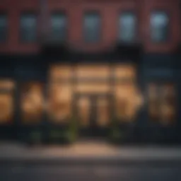 Exterior view of a charming cooperative building in Brooklyn