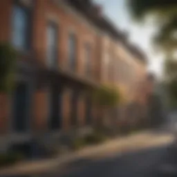 Vibrant streets of Georgetown showcasing historic architecture