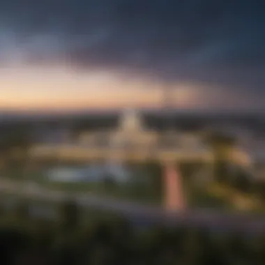Proximity to the National Mall Scenic view of the National Mall from a nearby neighborhood