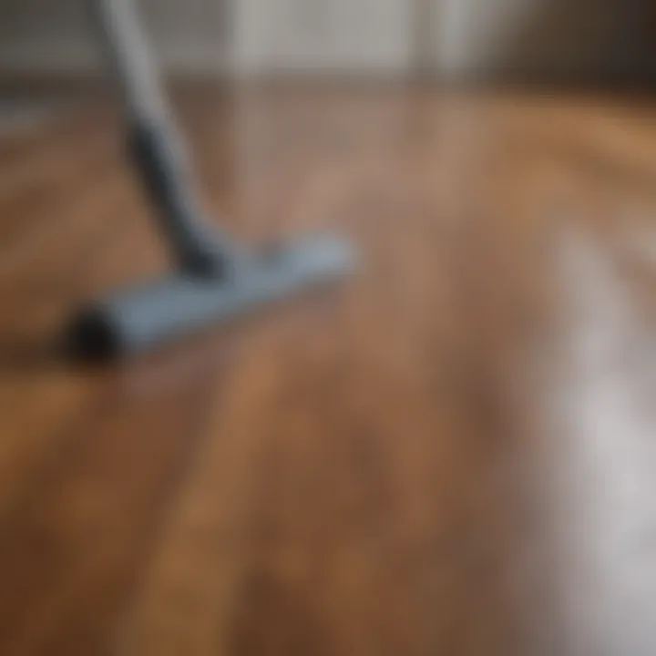 Collection of recommended cleaning tools for laminate floors