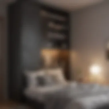 Vertical Storage Techniques Smart storage ideas utilizing vertical space in a cozy bedroom