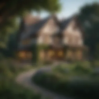 Charming Traditional House with Garden A traditional house surrounded by a garden