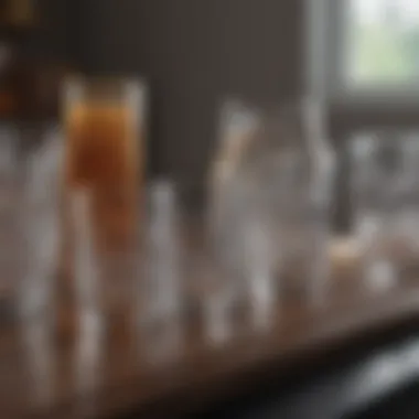 Precision Packing of Glass Items Carefully packing delicate glassware