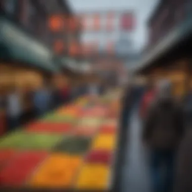 The bustling Pike Place Market filled with fresh produce and local artisans