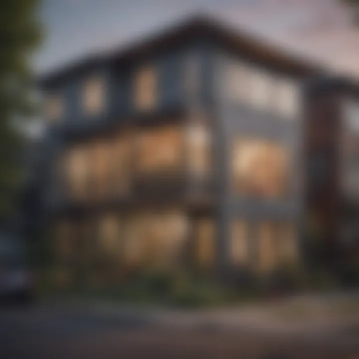 Infographic displaying socio-economic factors impacting Portland's rental market
