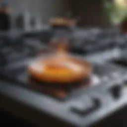 Professional cooktop cleaning tools