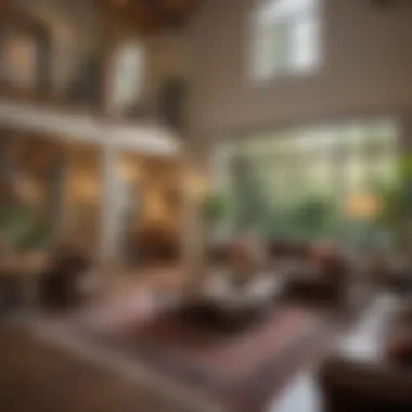 A cozy living space inside a Bay Area rental property