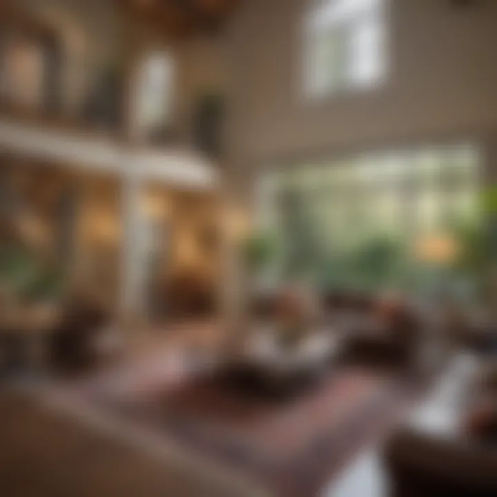 A cozy living space inside a Bay Area rental property