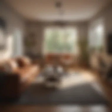 Cozy temporary living space with modern decor