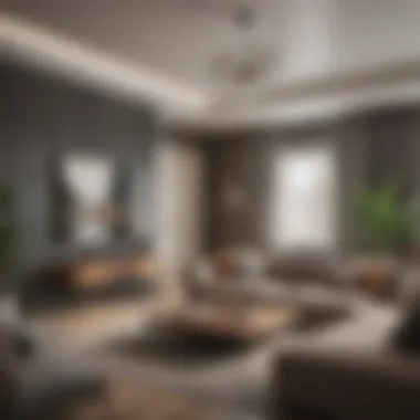 Chic Living Space Interior of a stylish and welcoming living room