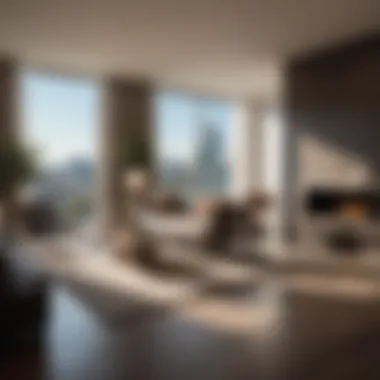 Luxury Living in Rincon Hill Apartments Luxurious interior of a Rincon Hill apartment featuring modern amenities