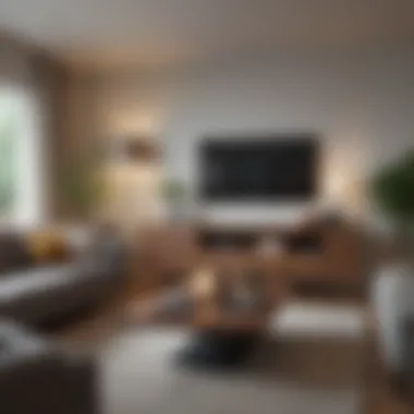 Modern Living Room Collection Stylish living room set showcasing modern design