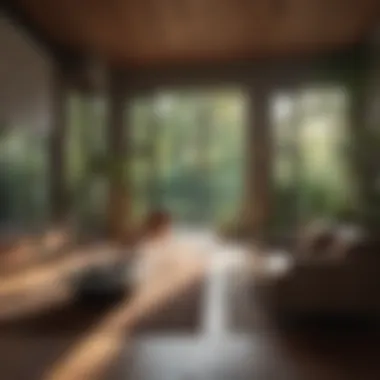 Serene Room in Nature's Embrace Serene Room in Nature's Embrace