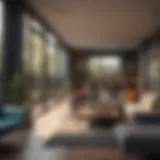 A modern shared living space showcasing innovative design