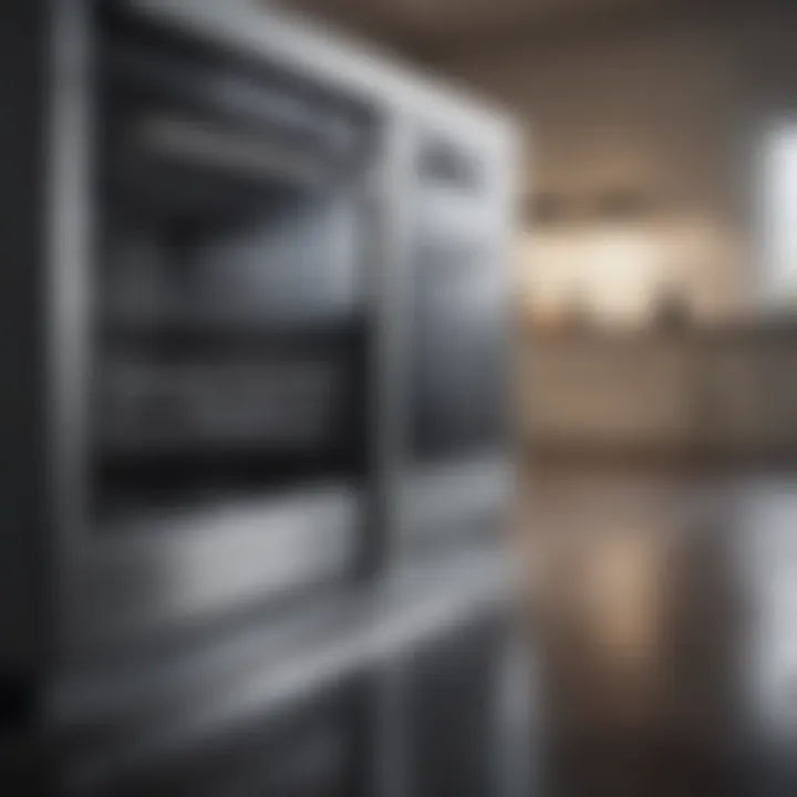 Sparkling clean dishwasher interior