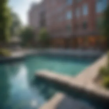 Spectacular Pool Area Spectacular Pool Area at Promenade Apartments