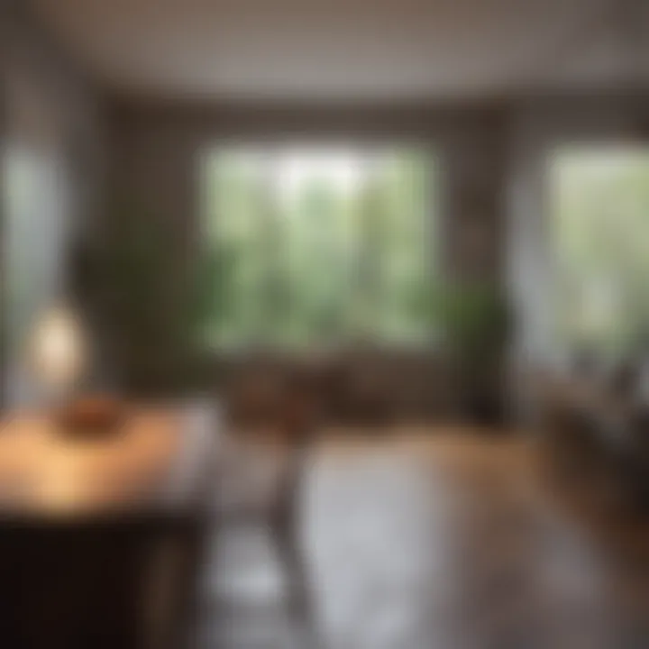 A visual representation of square footage calculations in interior design