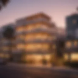 Sunset view of Venice Beach Suites Studio Apartments