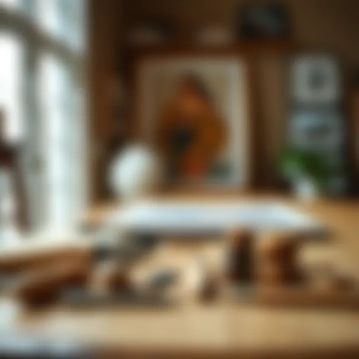 Precision Tools for Placement Precision tools laid out for perfect artwork placement