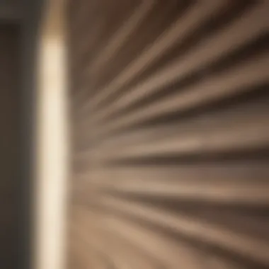 Different types of blinds neatly arranged for cleaning