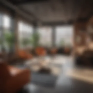 Vibrant Communal Area in Pilsen Coliving A vibrant communal area showcasing the essence of coliving in Pilsen