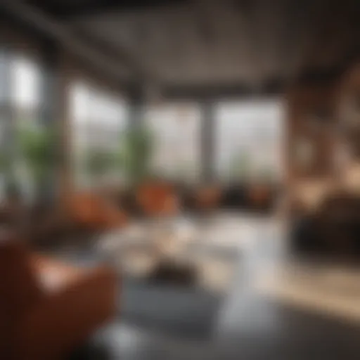 Vibrant Communal Area in Pilsen Coliving A vibrant communal area showcasing the essence of coliving in Pilsen