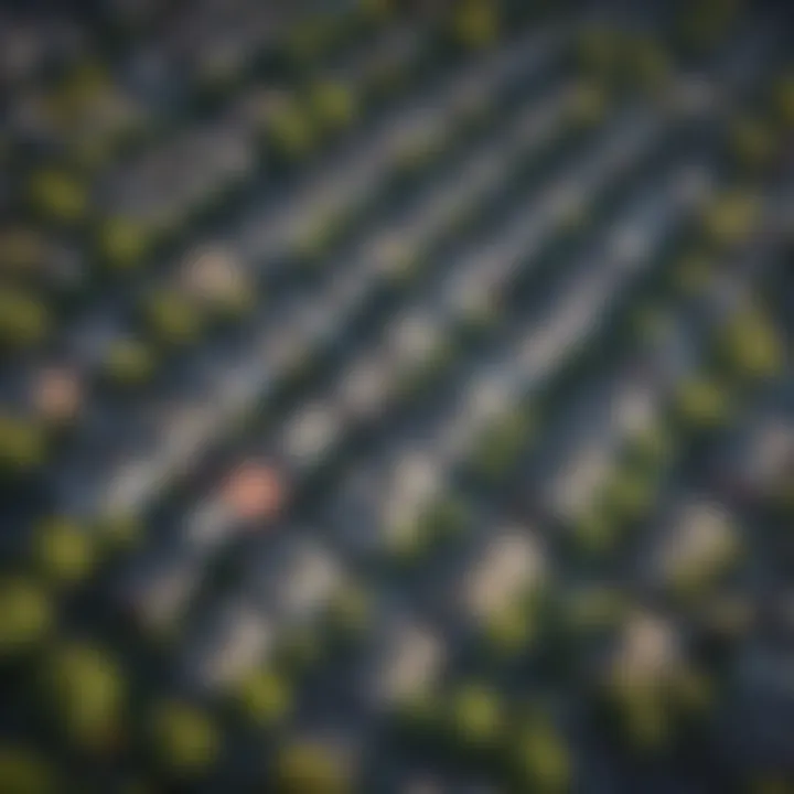Aerial view showcasing Portland's diverse neighborhoods