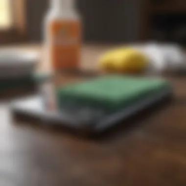Effective Phone Cleaning Products Illustration showcasing effective phone cleaning products