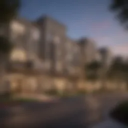 Elegant exterior view of Tobin Estates Apartments showcasing modern architecture