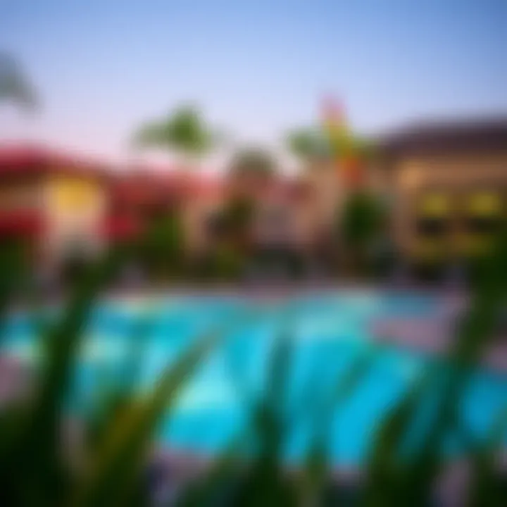 Community amenities including pool and recreational area