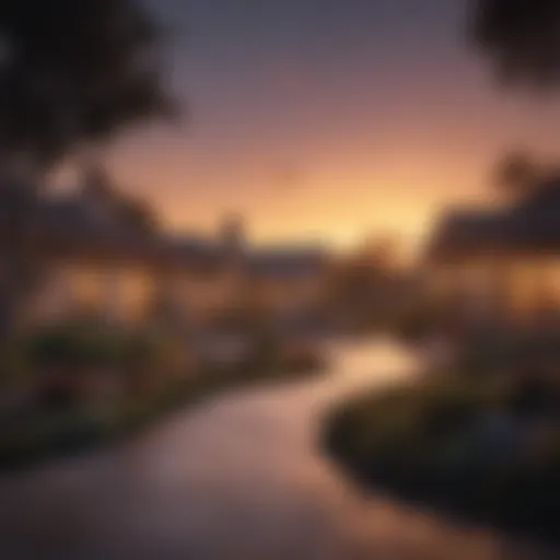 Tranquil Sunset Over Gale Ranch