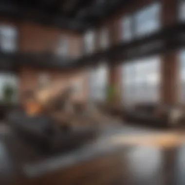 Modern Living in Chicago Lofts Trendy loft apartment interior design in Chicago