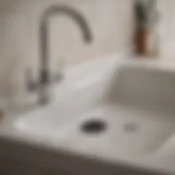 Clearing sink drain with plunger