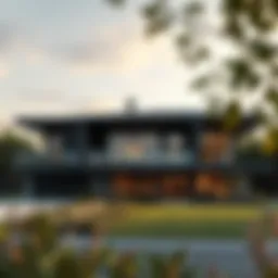 A modern turnkey house showcasing exceptional design