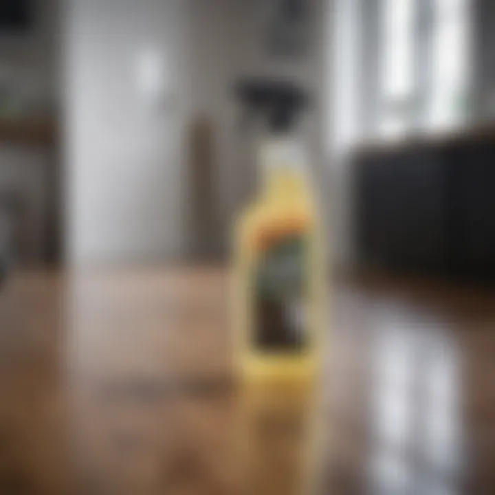 Laminate floor cleaner spray bottle