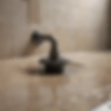 Clean shower drain with no clogs