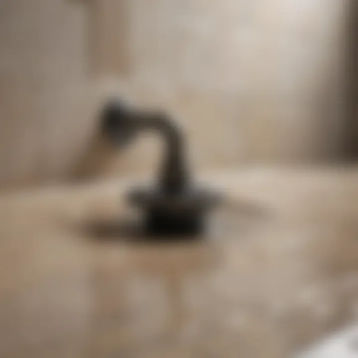 Clean shower drain with no clogs