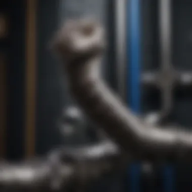 Innovative Design of Lowes Plumber Snake Close-up of plumber snake handle and mechanism