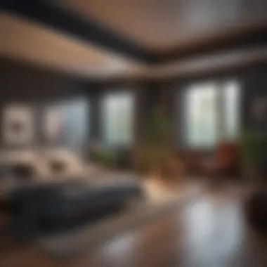 Maximizing Room Space Potential Room showcasing versatile use of space