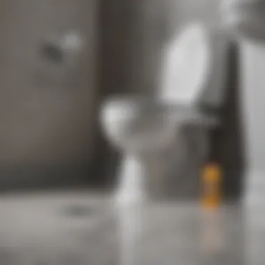 Specialized Drain Cleaner Solution Chemical drain cleaner dissolving toilet clog