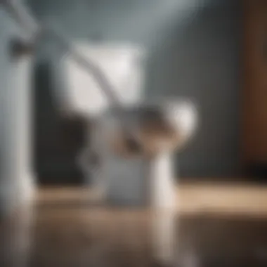 Effective Plunging Technique Toilet plunger unclogging a toilet bowl