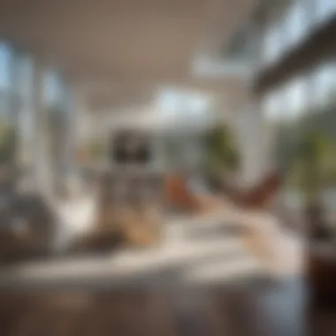 Modern California Apartment: Design and Comfort An elegant living space inside a modern California apartment highlighting design and comfort