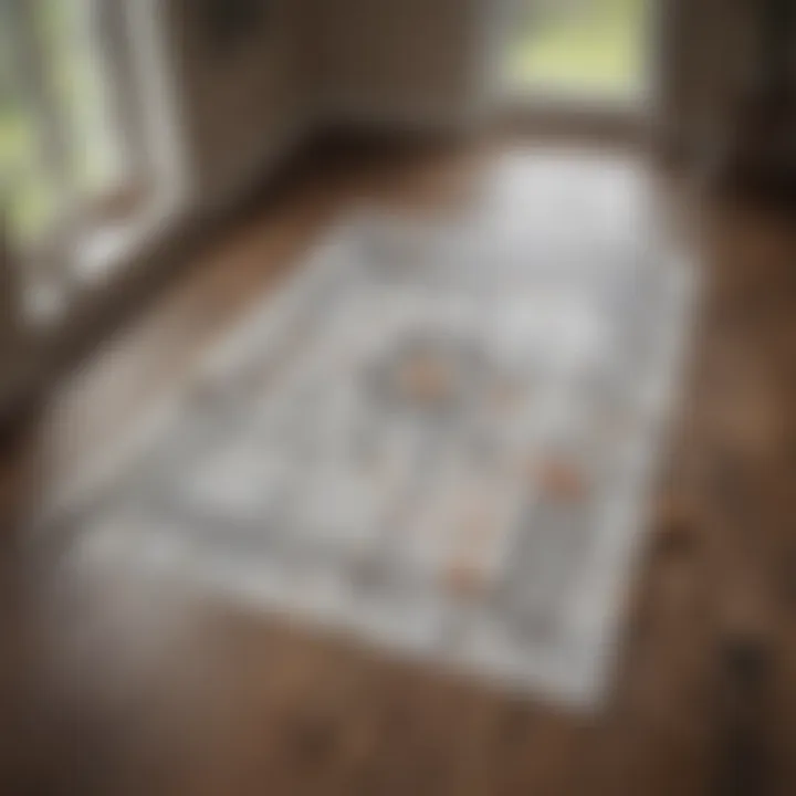 A well-designed floor plan illustrating square footage