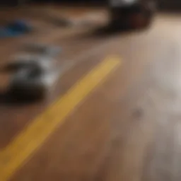 Precision tools for measuring flooring dimensions