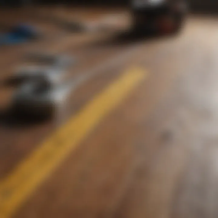 Precision tools for measuring flooring dimensions