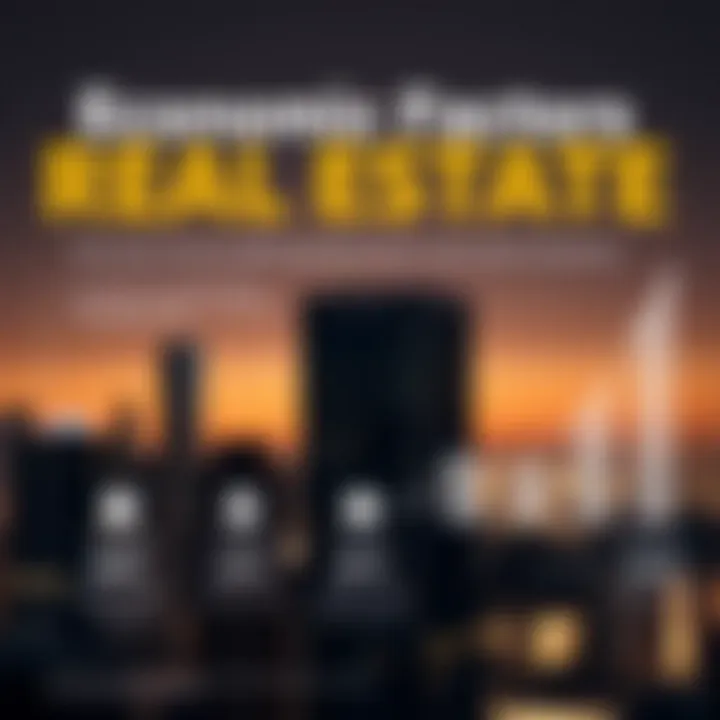 An infographic representing economic factors affecting Manhattan's real estate market