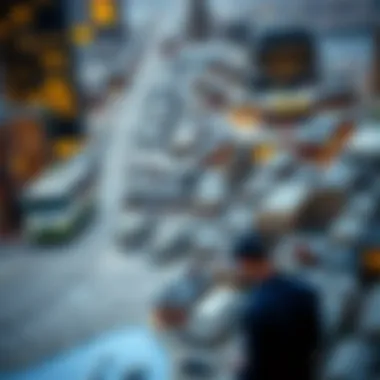 A detailed map highlighting key neighborhoods in Manhattan