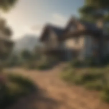 Emotional Connections in Real Estate A serene landscape symbolizing the emotional connections to property ownership.