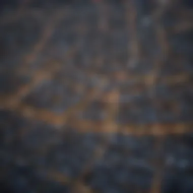 Map highlighting popular neighborhoods in Denver